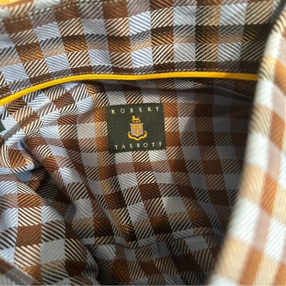 Robert Talbott Dress Shirt Button Up. Medium - Picture 3 of 6